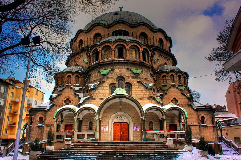 The church of Cveta Paraskeva is the third biggest church in Sofia, Bulgaria
