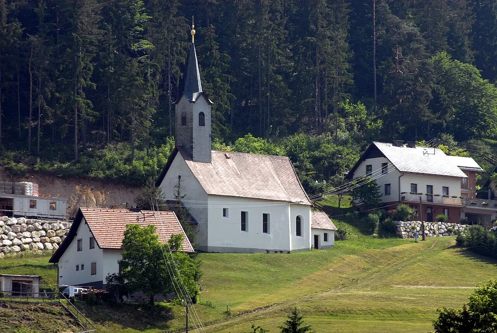 Subsidiary church Saint Thomas in Oberdörfl, municipality Sankt Margareten im Rosental, district Klagenfurt Land, Carinthia, Austria, EU