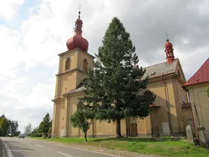 Saint Giles church in Chvalkovice