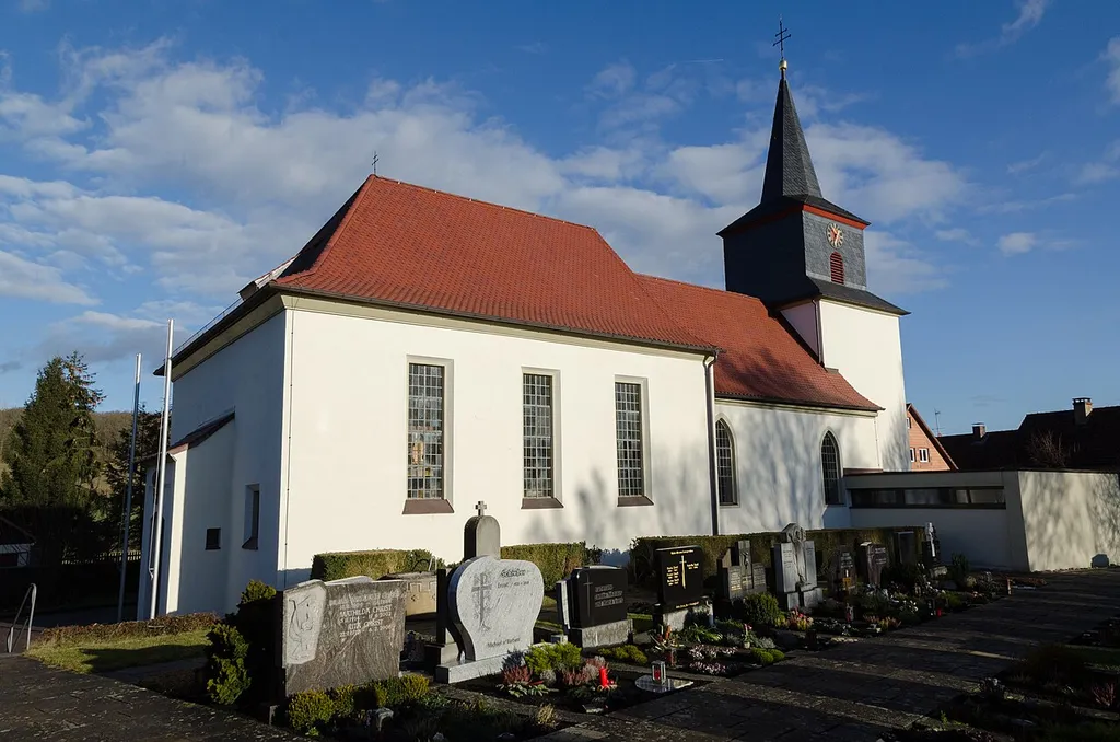 Werneck, Mühlhausen, St.-Martin-Straße, Katholische Kuratiekirche St. Martin