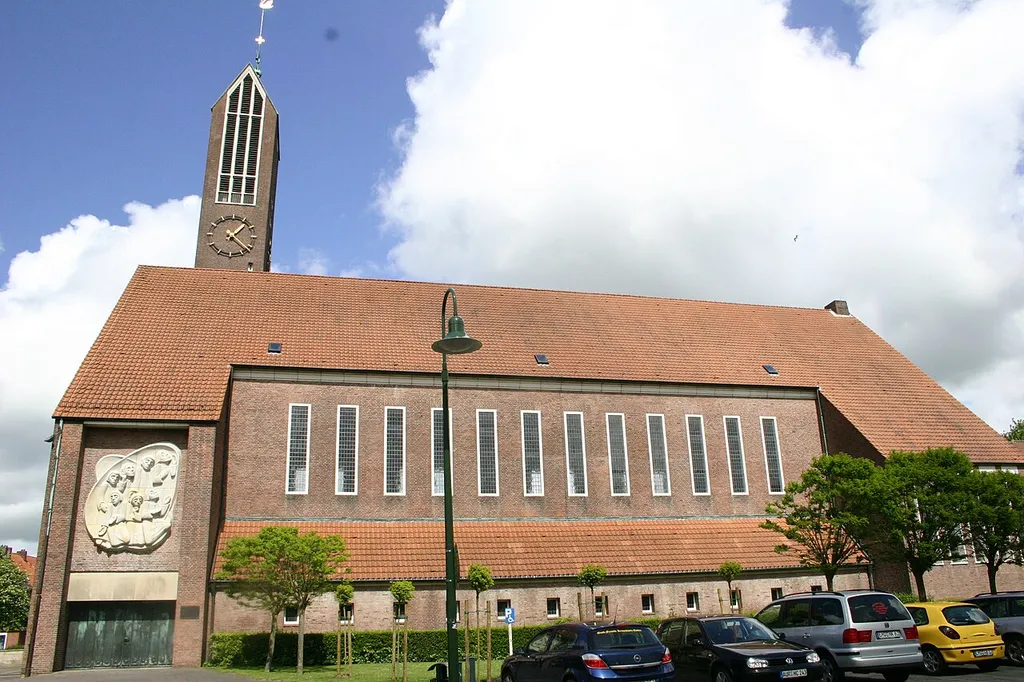 Martin Luther church in Emden, East Frisia, Germany