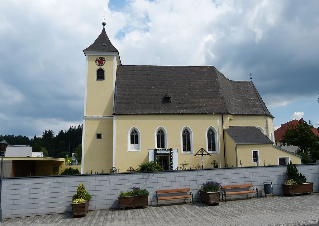 Sankt Stefan am Walde ( Upper Austria ). Saint Stephen parish church.