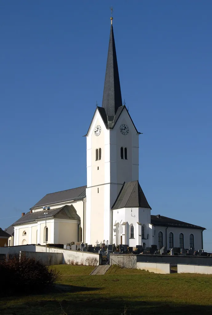 Parish church Saint Cantius, municipality Sankt Kanzian am Klopeiner See, district Völkermarkt, Carinthia, Austria, European Union