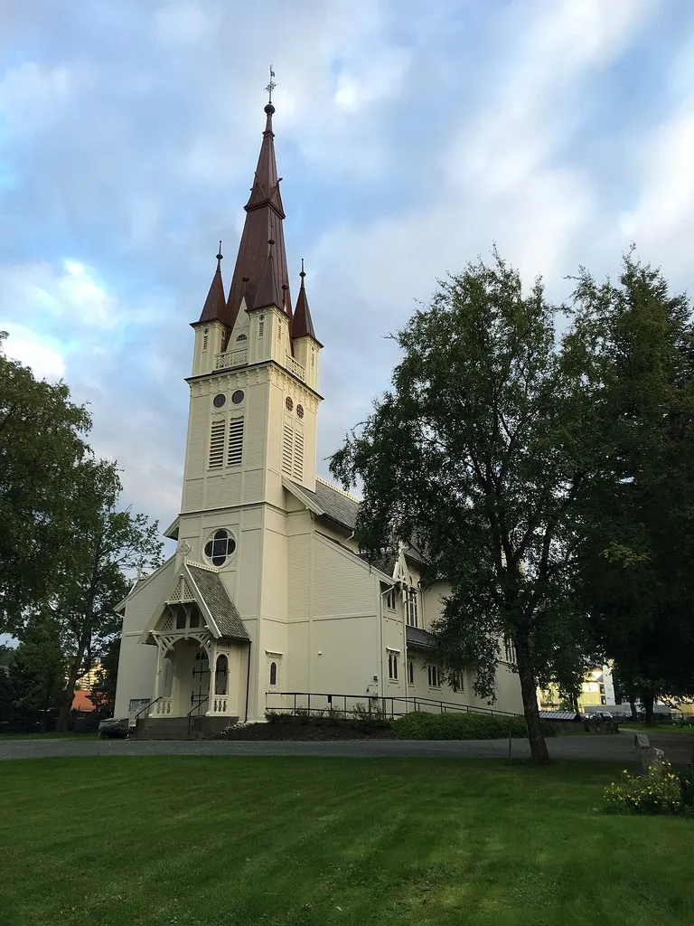 Strinda kirke sett fra nord.