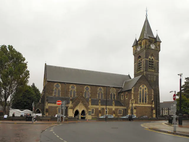 This large church, in a Gothic style, was built in 1866. It is Grade II* listed