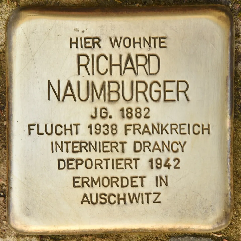 Stolperstein für Richard Naumburger