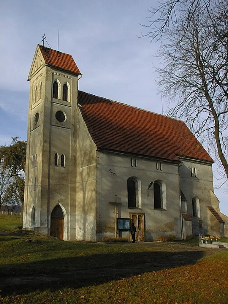 Jabłów kościół filialny pw. MB Częstochowskiej, późnogotycki z XVI w