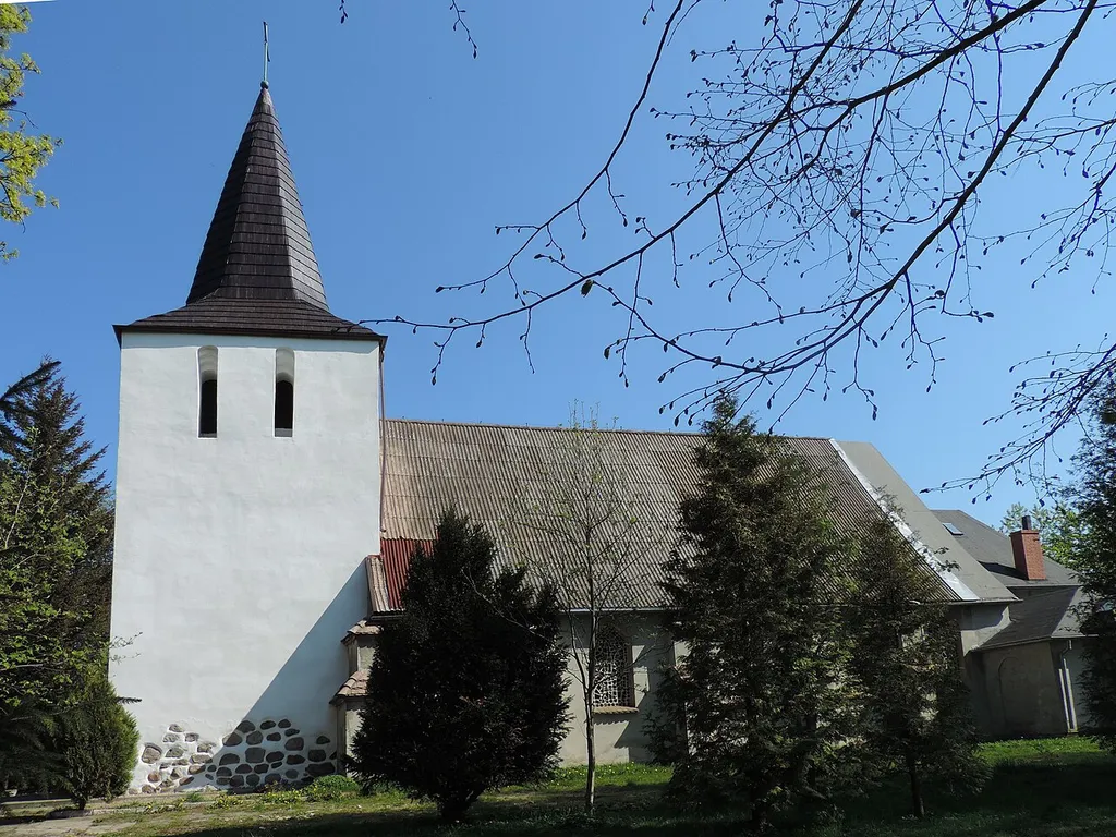 Church in Stowięcino in Główczyce commune, N Poland