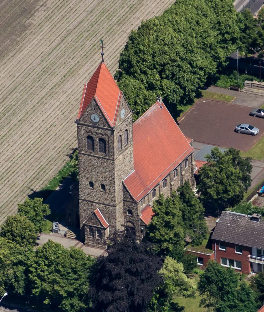 Protestant church, Hohne, Lengerich, North Rhine-Westphalia, Germany