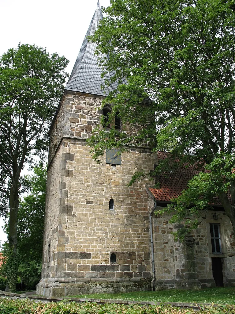 Church in Leveste, Lower Saxony, Germany.