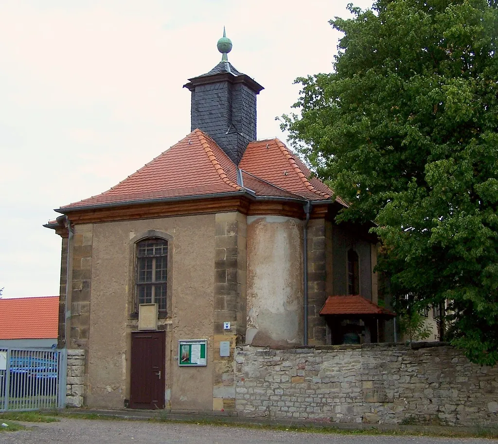 Ansicht der Gothaer Friedrichkirche an der Erfurter Landstraße.