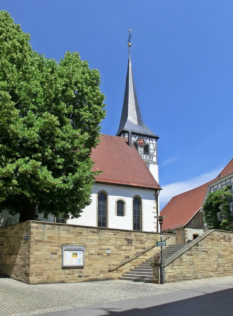 The Protestant Mauritius church in Kirchheim am Neckar, Baden-Württemberg.