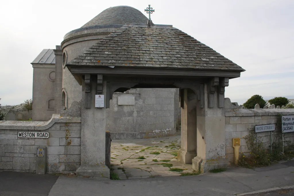 Gate at east end of St George's Church