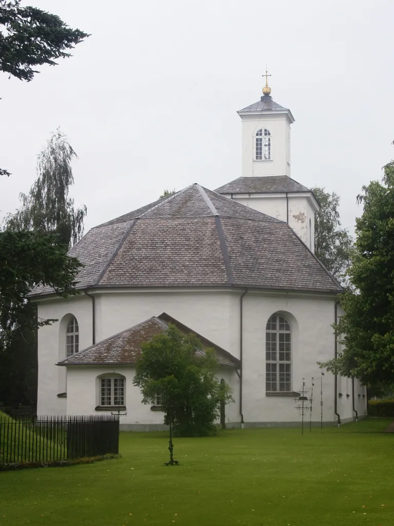 Norra Råda in Hagfors kommun, Sweden. Parish church from South.