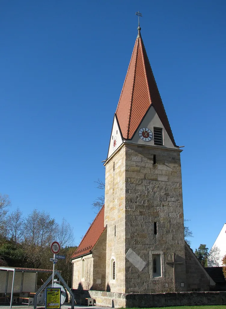 Hofstetten, Ortsteil von Hilpoltstein im mittelfränkischen Landkreis Roth, Katholische Filialkirche Mariä Verkündigung