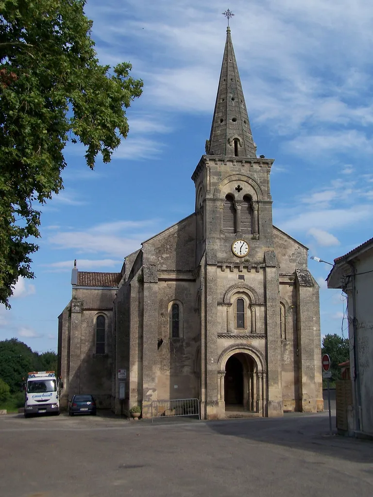 Saint Leodegar church of Couthures-sur-Garonne (Lot-et-Garonne, France)