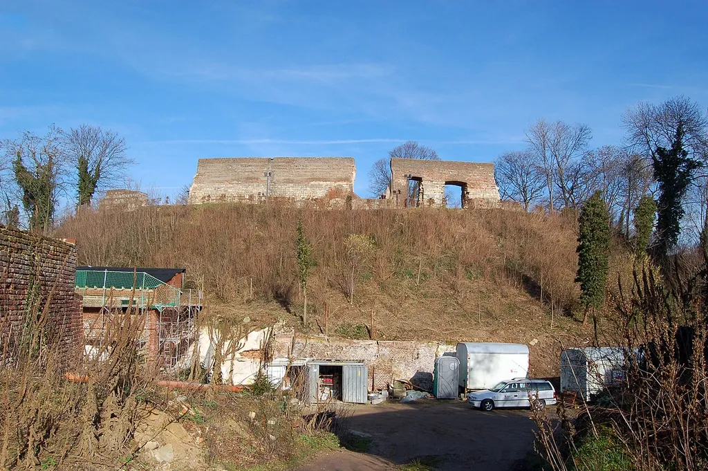 Burgberg in Heinsberg, Rhineland, seen from the Kirchberg