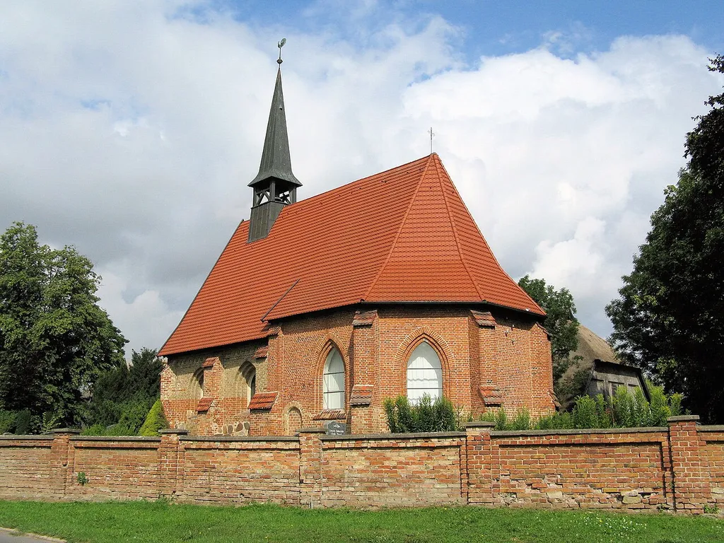 Church in Hohen Luckow, disctrict Bad Doberan, Mecklenburg-Vorpommern, Germany