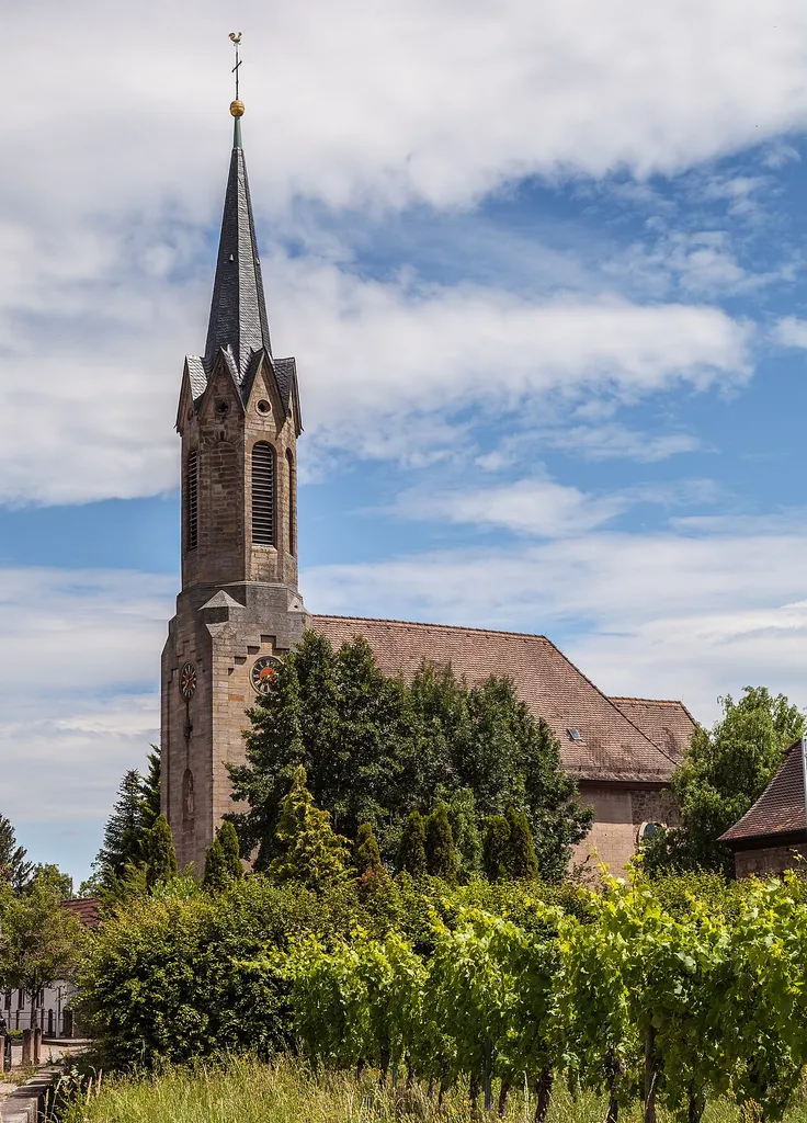 Catholic parish church St. Gallus, baroque hall building 1765, Großfischlingen, Rhineland-Palatinate, Germany