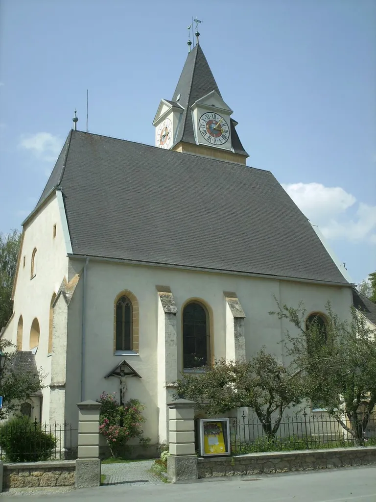 Kath. Pfarrkirche zum hl. Andreas in der Kirchengasse 1, Langenwang/Österreich.