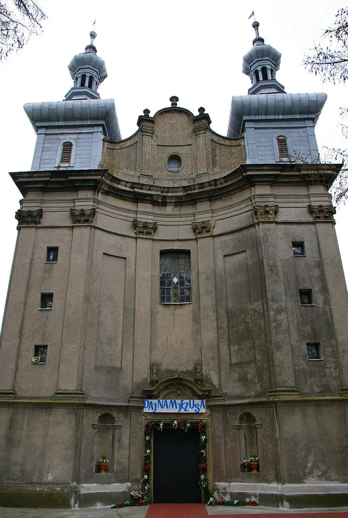 Parish church in Minoga, Poland