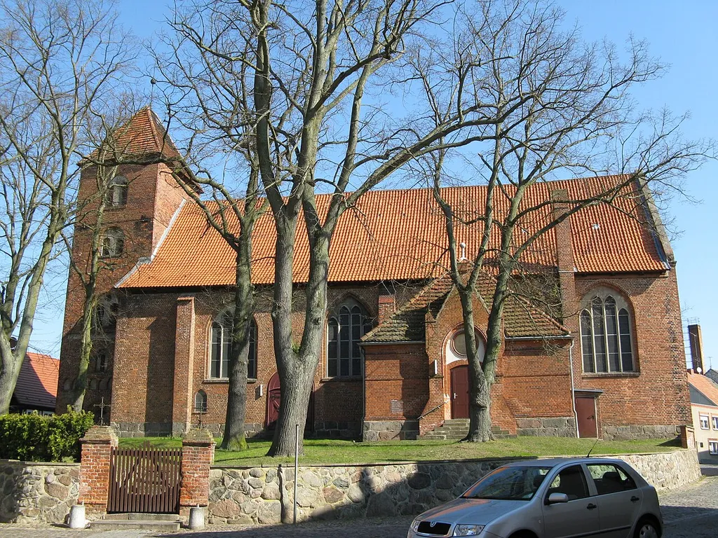 Church in Lübz, district Ludwigslust-Parchim, Mecklenburg-Vorpommern, Germany
