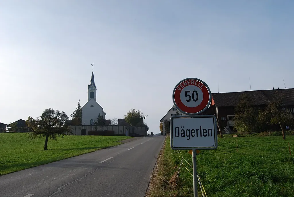 Church of Dägerlen, canton of Zürich, Switzerland