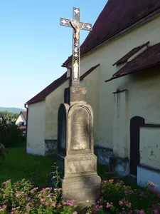 Wayside cross near Church of Holy Cross
