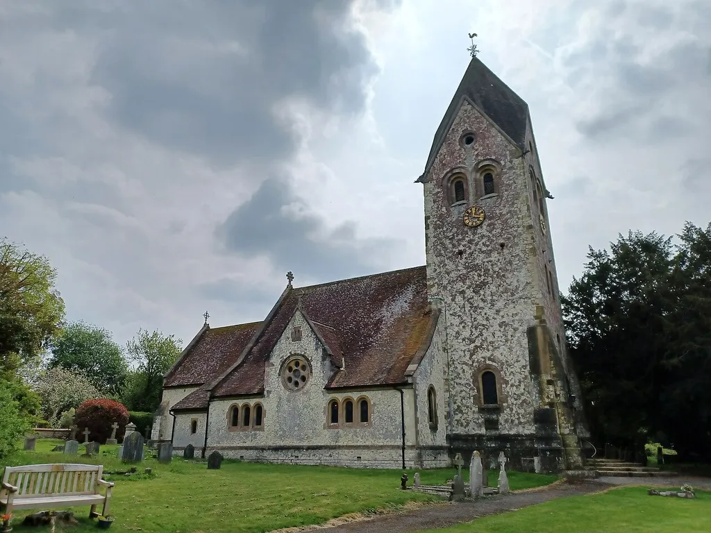 Church of St. Peter and St. Paul, Hawkley, Hampshire, England. 1865 on site of medieval church. Grade II* listed.