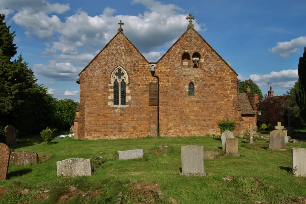 All Saints' parish church, Great Bourton, Oxfordshire, seen from the west