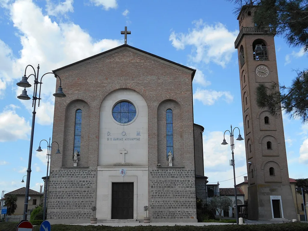 Ponso, the parish church the Assumption