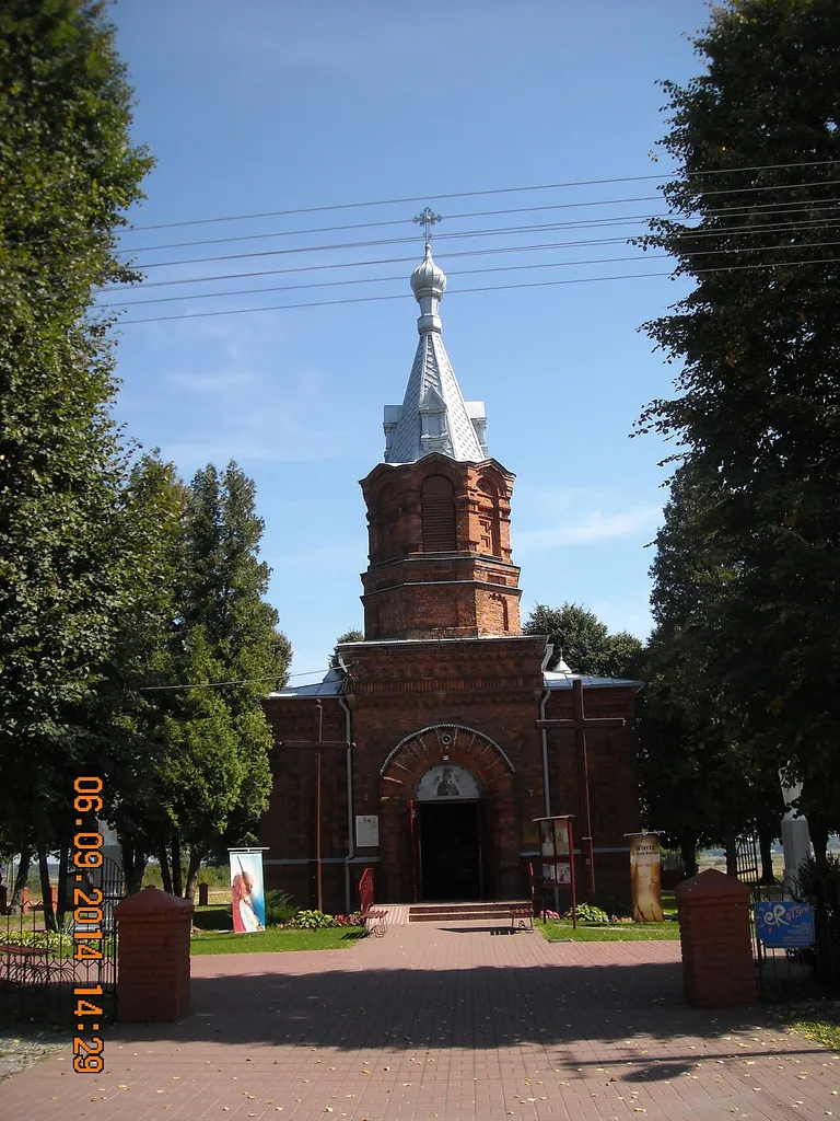 Czułczyce - dawna cerkiew prawosławna p.w. św. Aleksego, ob. rzymskokatolicki kościół parafialny pw. św. Rocha, 1905 r.