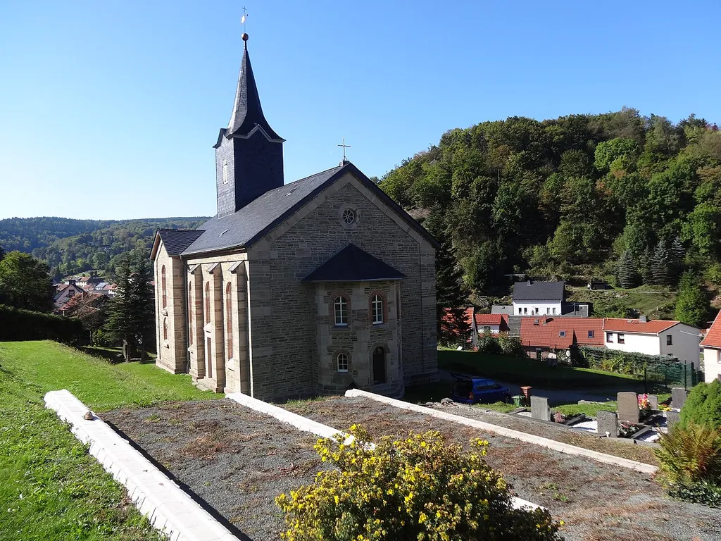 Gotha church in Kleinschmalkalden, Thuringia, Germany