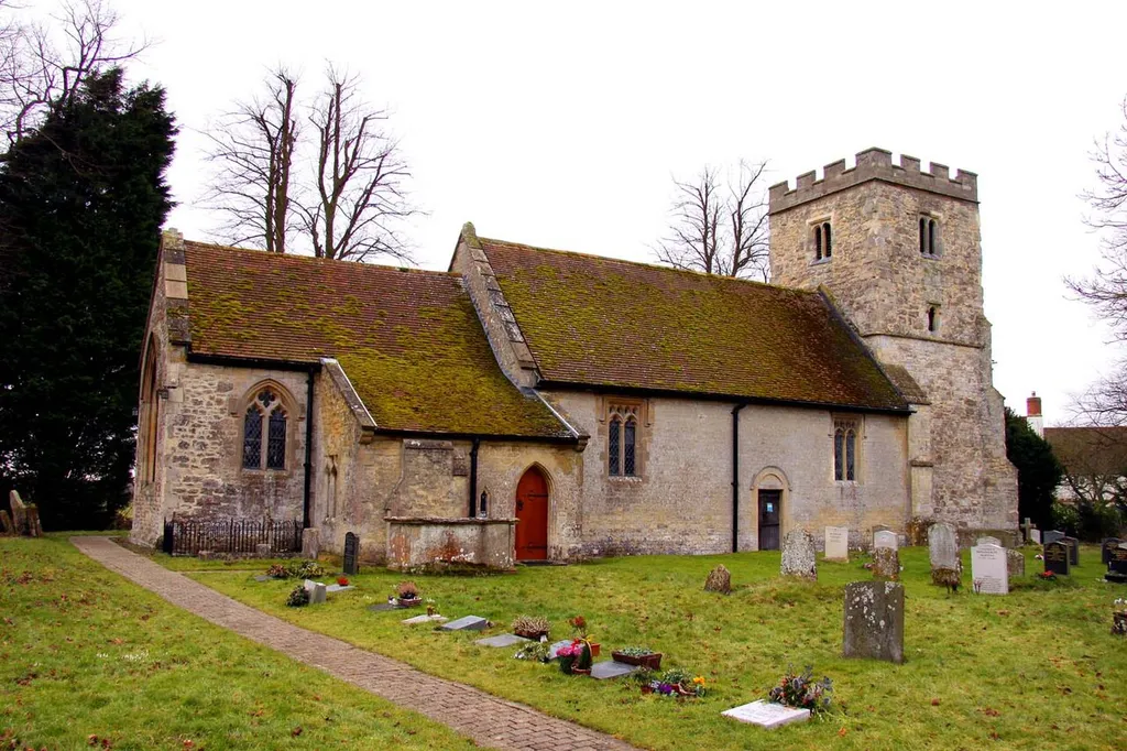 SS Peter and Paul parish church, Worminghall, Buckinghamshire, seen from the northeast