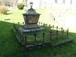 Charlesworth memorial 25 metres south of tower of Church of Saint Bartholemew