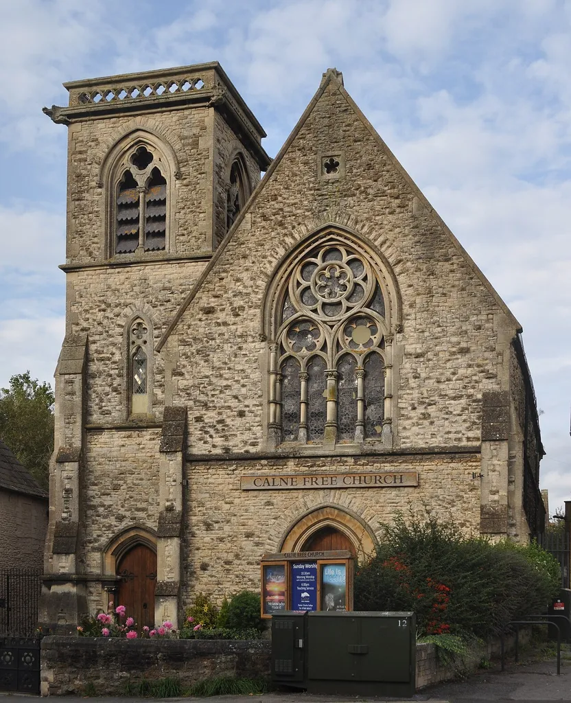 Calne Free Church, Church Street, Calne, Wiltshire, England. This is a photo of listed building number 1247331.