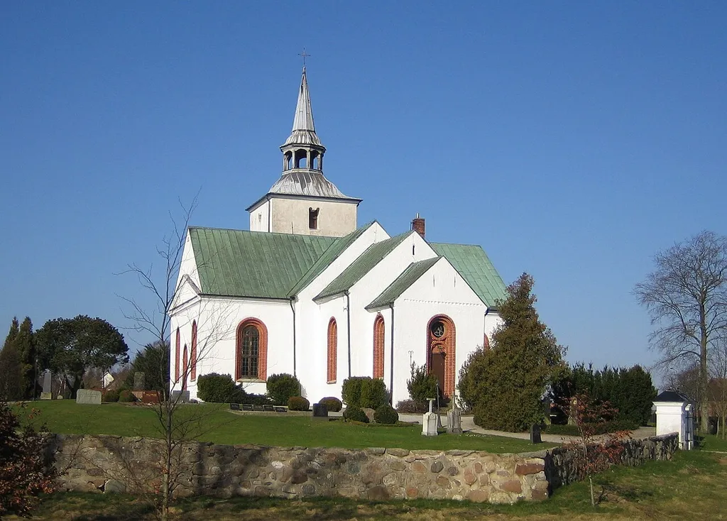 Reslövs kyrka in Skåne, Sweden