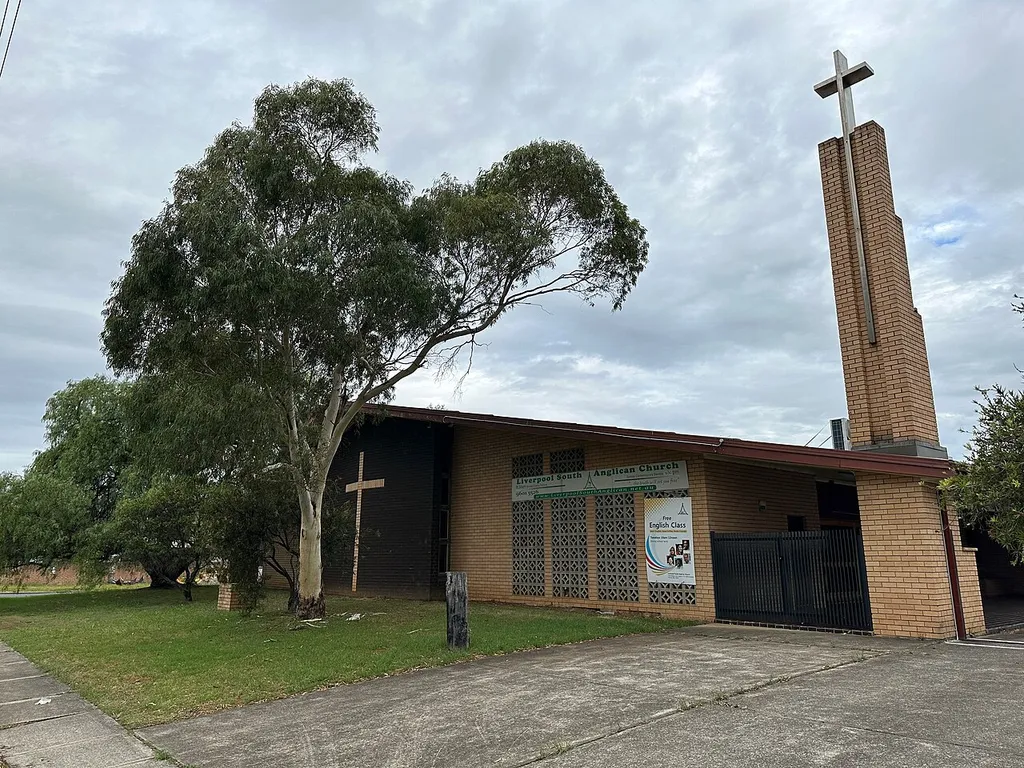 Liverpool South Anglican Church (also known as Holy Trinity Anglican Church) is an Anglican church in Lurea, New South Wales.