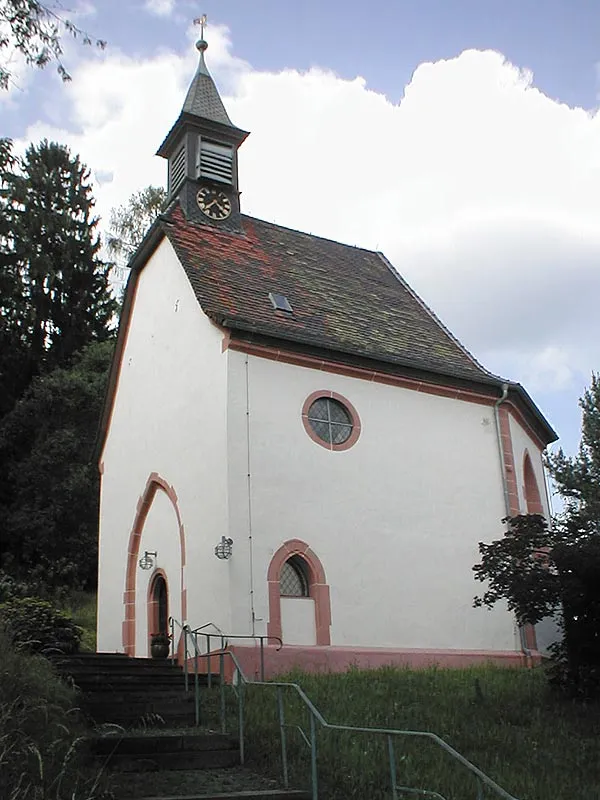 Evangelische Kirche in Neckarkatzenbach. Erbaut 1511.