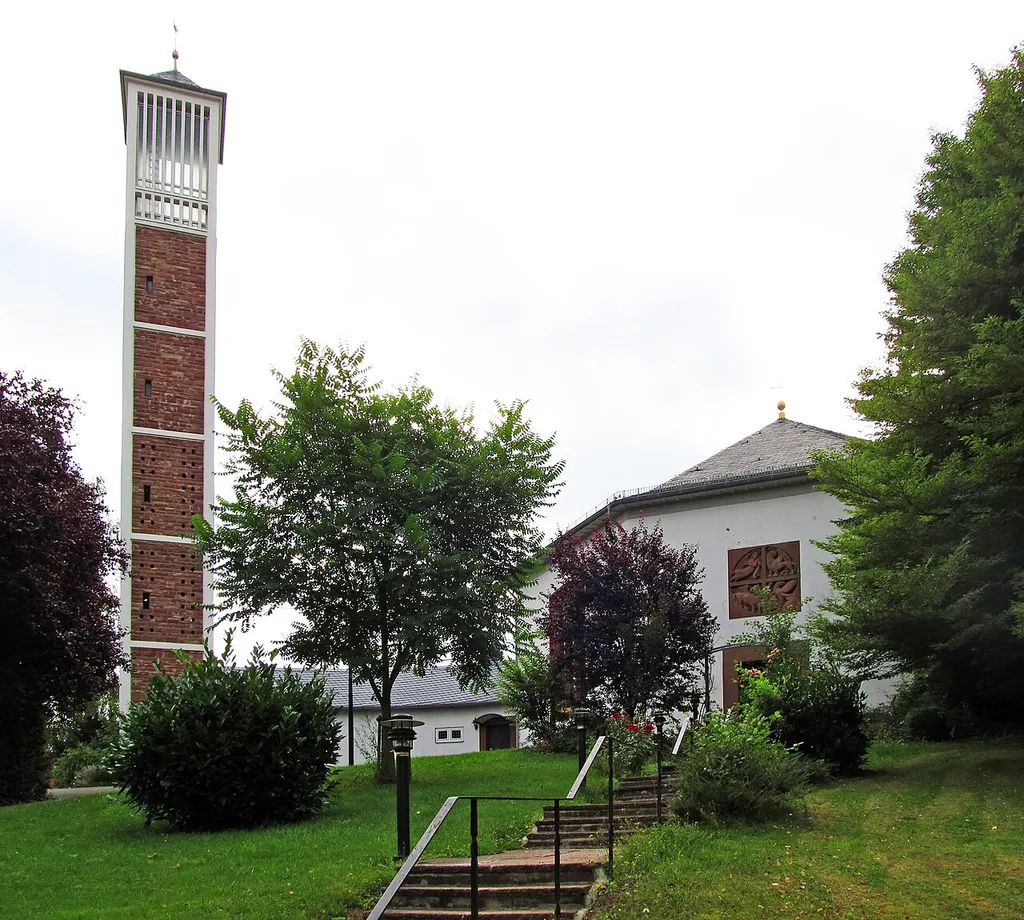 Die protestantische Friedenskirche in Zweibrücken-Ixheim, Rheinland-Pfalz