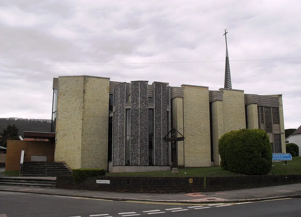St Gregory's Church, Victoria Drive, Eastbourne, East Sussex, England. A Roman Catholic church built in 1965.