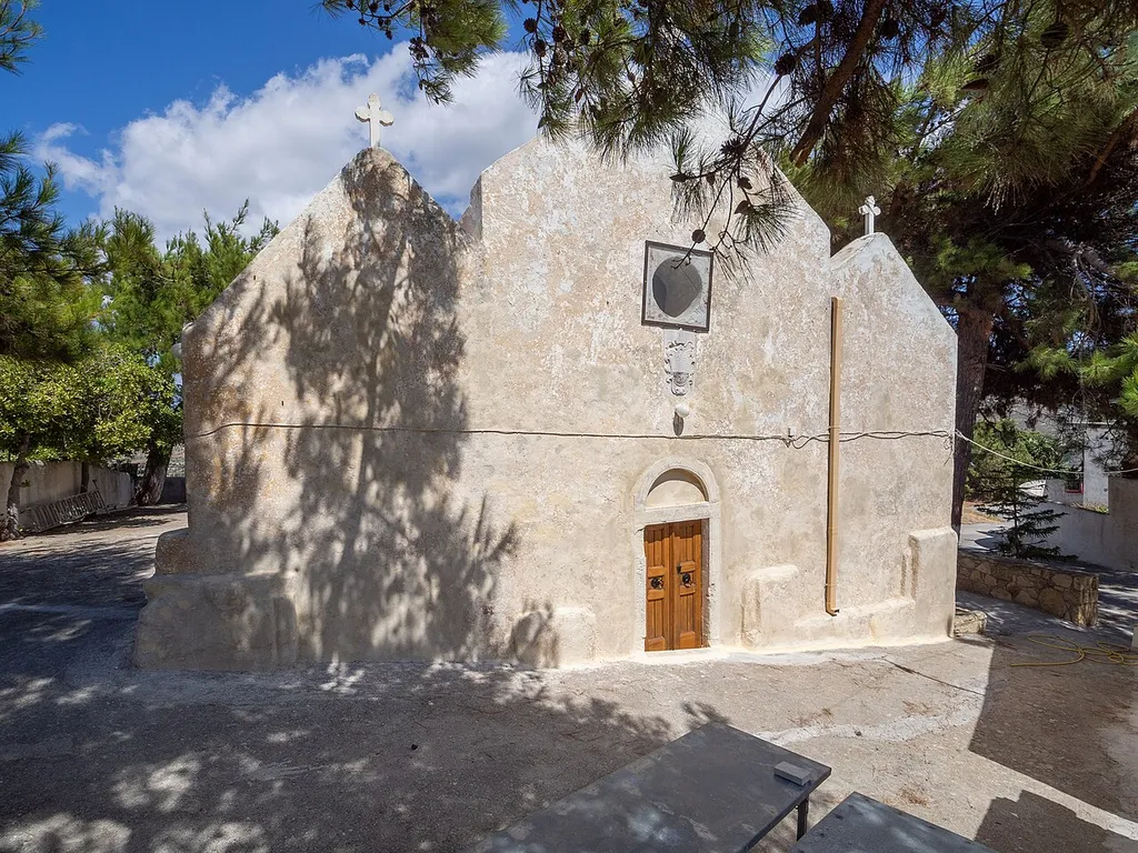 The church of Saint George in Pano Episkopi, Sitia.