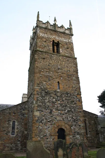 Holy Trinity church, Old Clee, Lincs. The attractive village of Old Clee has been entirely swallowed up by Grimsby and Cleethorpes, but at its core is the ancient church surrounded by pretty cottages with shaped gables. Holy Trinity has a Saxon tower and Norman nave.