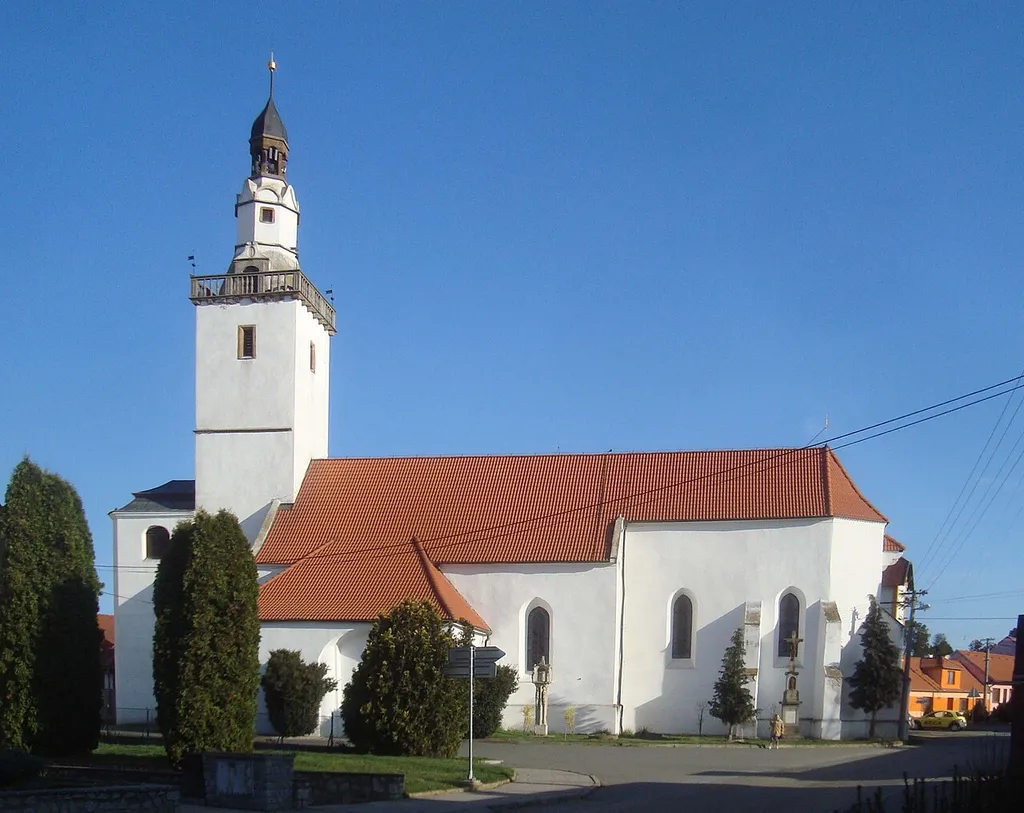 Olbramovice kostel svatého Jakuba většího