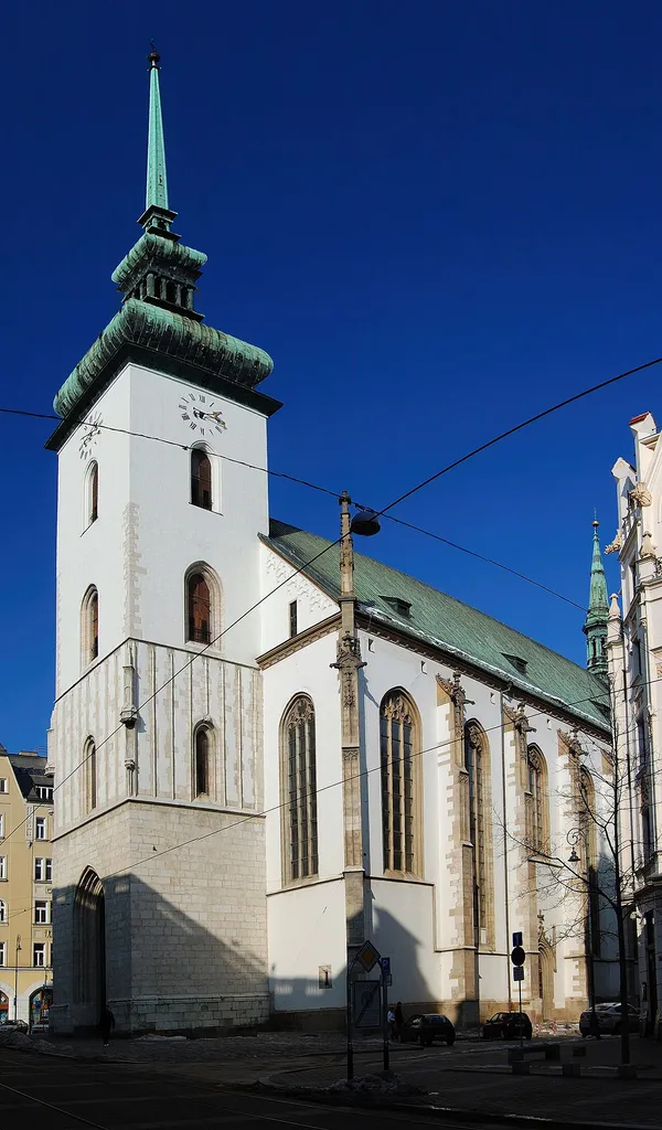 Saint James Church in Brno, Czech Republic.