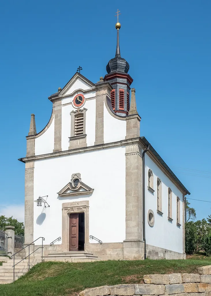 St. Nicholas Church in Kimmelsbach. 758-63,1908 extended.