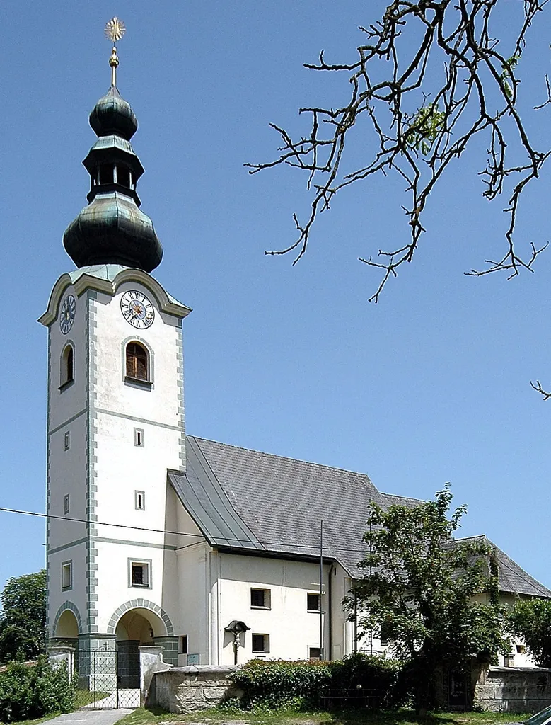 Subsidiary church Saint Florian in Stein, 13th borough Viktring, statutary city Klagenfurt, Carinthia, Austria, EU