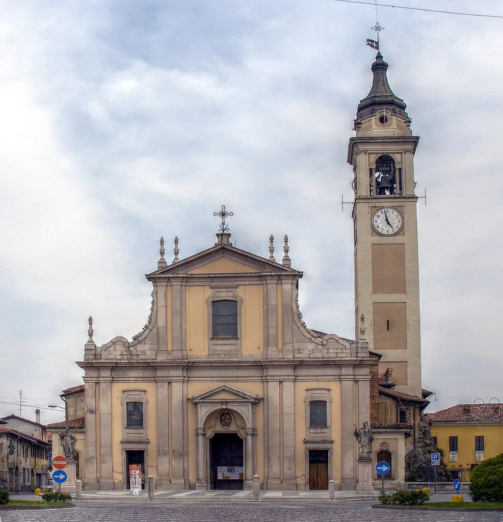 Castano Primo, MI, Italy - San Zenone church - External view