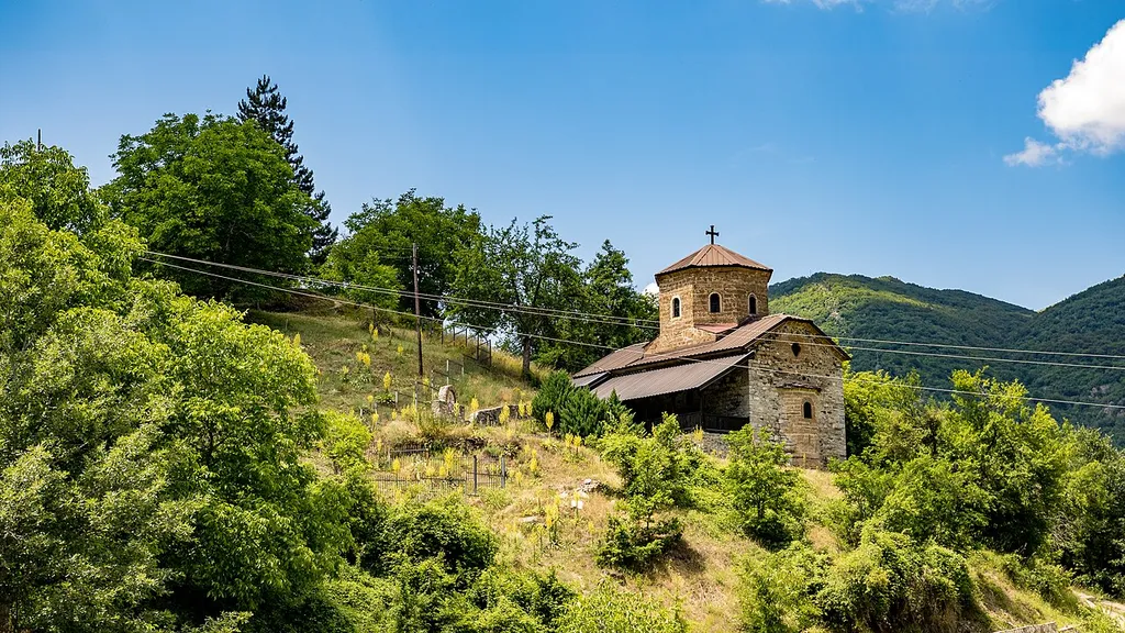 St. Nicholas Church in the village Tresonče
