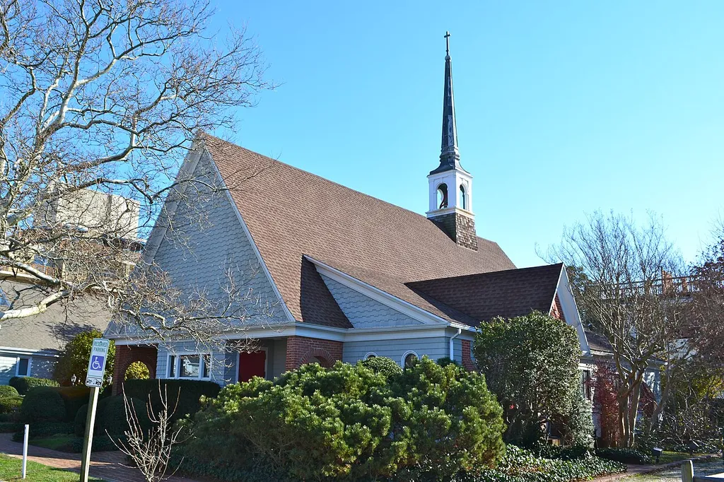 All Saints Episcopal Church, listed on the NRHP on August 2, 1991. At 18 Olive Ave. in Lewes and Rehoboth Hundred, Rehoboth Beach, Sussex County, Delaware.